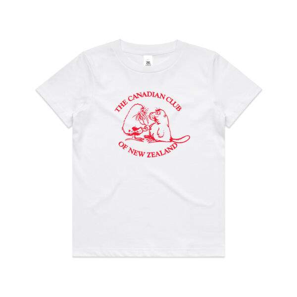 Can Club - Red Logo - Kids Youth T shirt Thumbnail