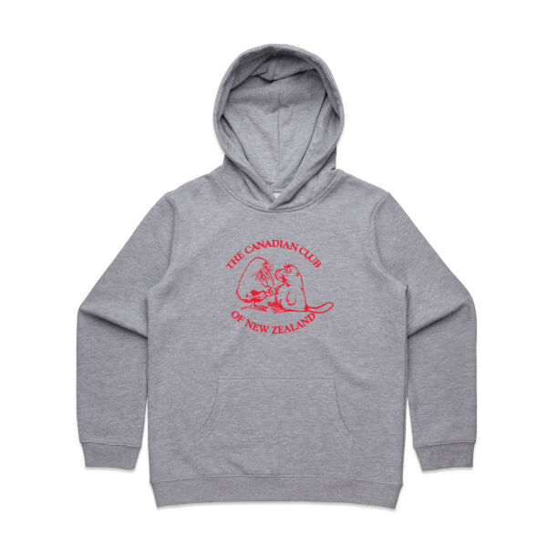 Can Club - Red Logo - Kids Supply Hoodie Thumbnail