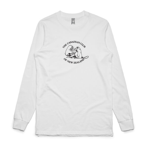 Can Club - Black Logo - Mens Base Longsleeve Tee Thumbnail