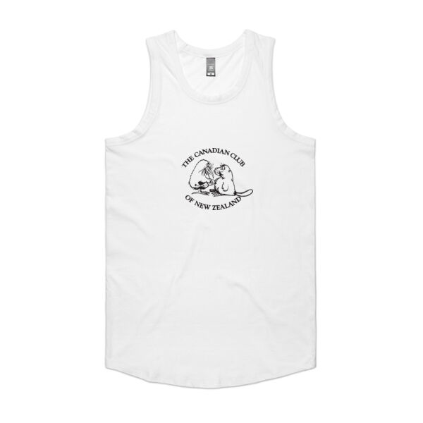 Can Club - Black Logo - Mens Authentic Singlet Thumbnail