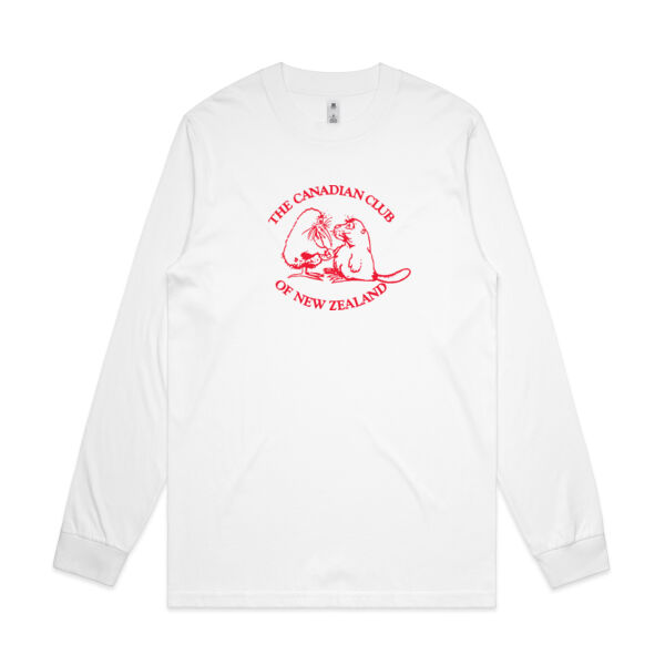 Can Club - Red Logo - Mens General Long Sleeve Tee Thumbnail