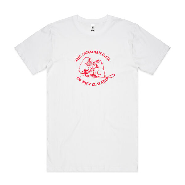 Can Club - Red Logo - Mens Block T shirt Thumbnail