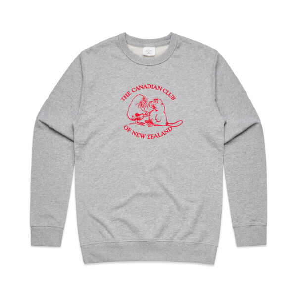 Can Club - Red Logo - Mens Premium Crew Thumbnail