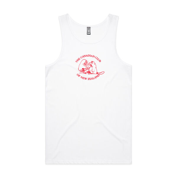 Can Club - Red Logo - Mens Lowdown Singlet Thumbnail