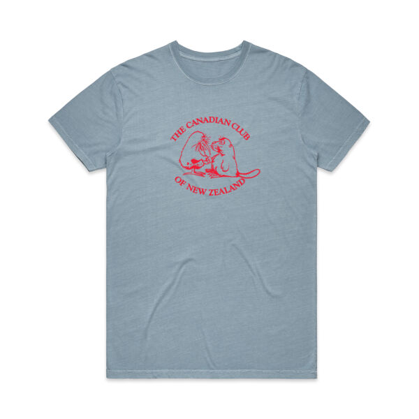 Can Club - Red Logo - Mens Faded Tee Thumbnail