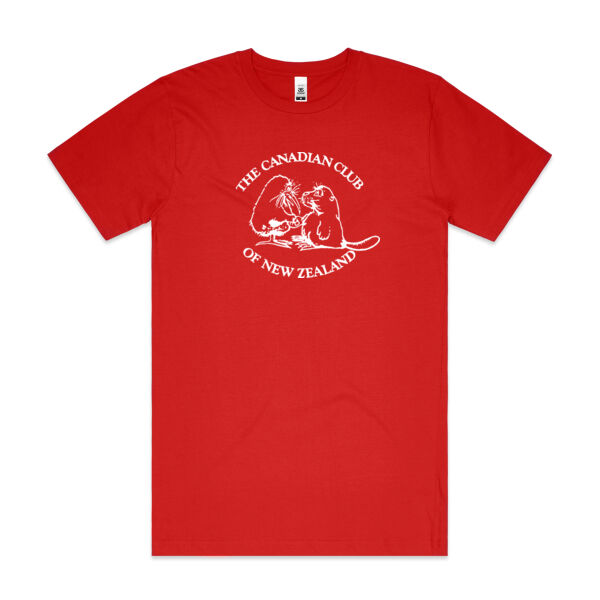 Can Club - White Logo - Mens Block T shirt Thumbnail