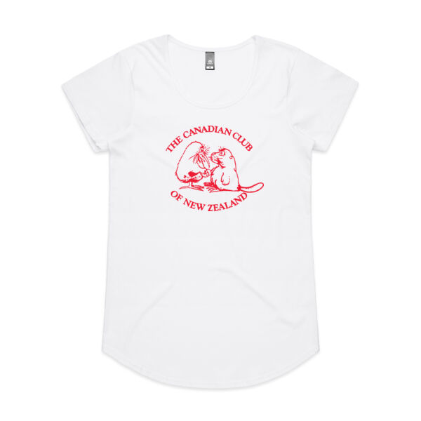 Can Club - Red Logo - Womens Mali Tee Thumbnail