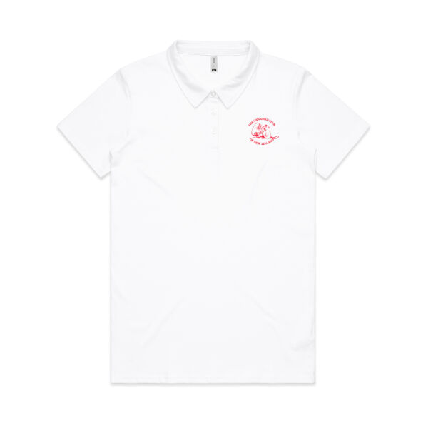 Can Club - Red Logo - Womens Amy Polo Thumbnail