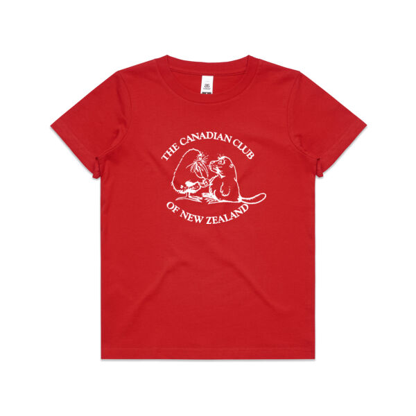 Can Club - White Logo - Kids Youth T shirt Thumbnail